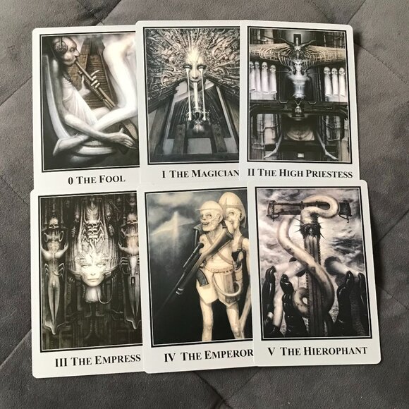 Baphomet Tarot of the Underworld RARE H.R. Giger Alien Artist - Picture 3 of 8